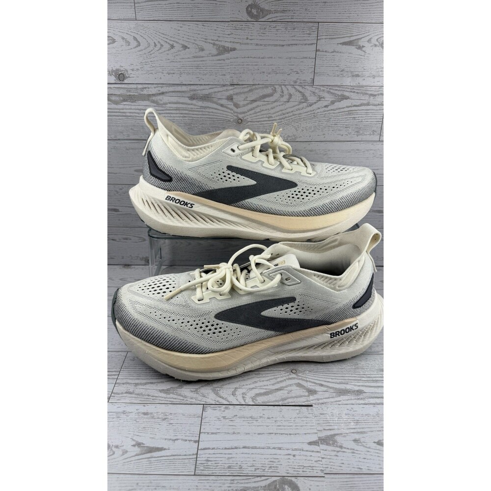 Brooks Glycerin 23 1104761D176 Coconut Bleached Gray 11.5D Men Running Shoe #169
